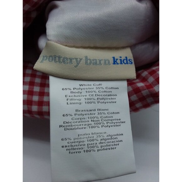 Pottery Barn Kids Mommy Angel White Gown Christmas Stocking Holiday Quilted Red - Picture 7 of 11